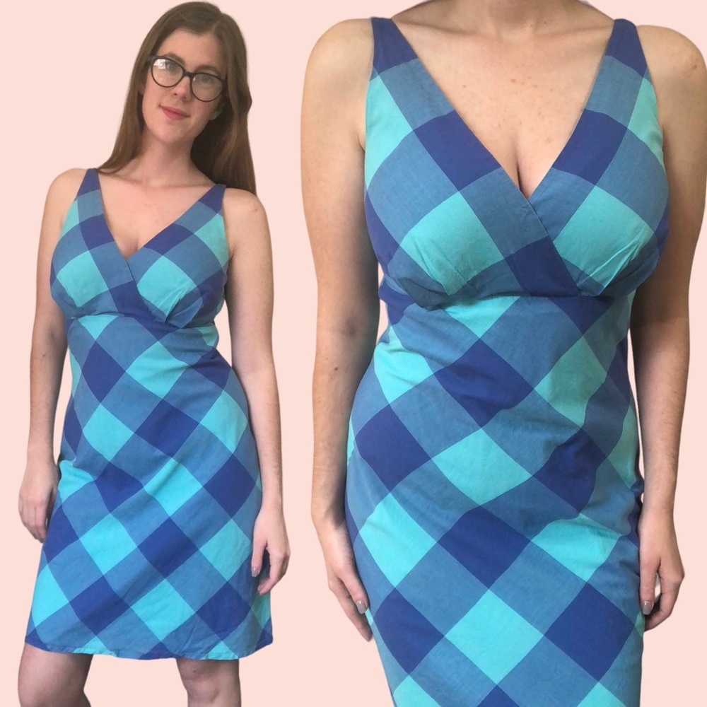 Vintage Y2K Blue Summer Dress